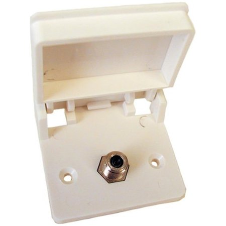 PERFECTPITCH White Exterior TV Receptacle PE2604492